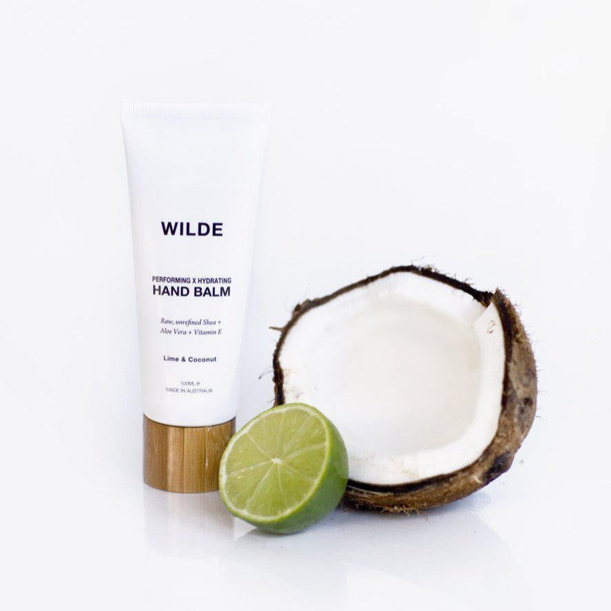 Performing x Hydrating Hand Balm - Lime & Coconut-WILDE SKINCARE 
